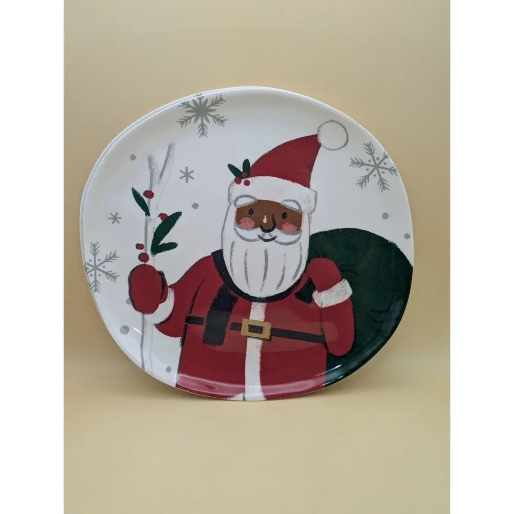 Set of 2 Target Wondershop Christmas Melamine Dinner Plate 11